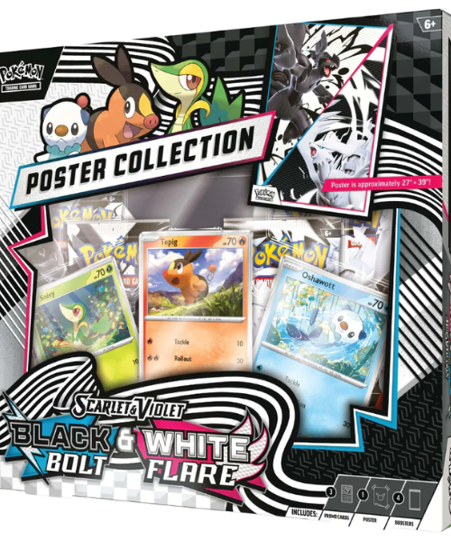 Pokémon TCG - Scarlet & Violet - Black Bolt & White Flare - Unova Poster Collection