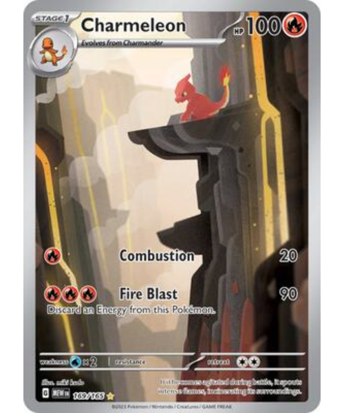 Charmeleon - Illustration Rare Holofoil 169/165 [Scarlet & Violet 151]